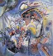 Wassily Kandinsky Moszkva Voros ter oil painting reproduction